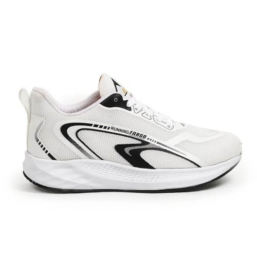Image of FARGO Men's Spark Fylon Sole Memory Foam Patawa Running Sports Walking Shoes, Gym Shoes | Lightweight & Comfortable Lace-Up Shoes for Mens and Boys