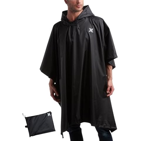 Hurley Hooded Rain Poncho Cover