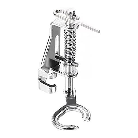 TISEKER Metal Open Toe Free Motion Quilting Darning Embroidery Presser Foot for Brother, Singer, Toyota, Babylock, Viking, Euro-Pro, Janome, Kenmore, White, Juki, Simplicity Domestic Sewing Machines Cover