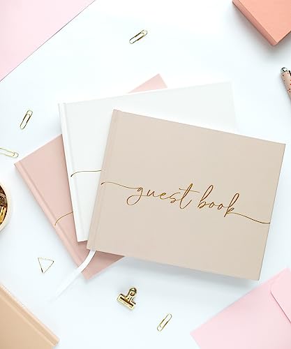 Wedding Guest Book - Perfect Guest Book Weddings Reception, Baby Shower, Polaroid Guest Book For Wedding And Special Events - 100 Blank Pages For Wedding Sign In, Photos - Elegant And Hardcover #TOP7