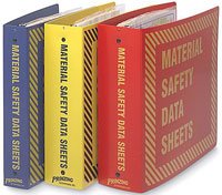 8687654 PT# 48754 Binder Msds 2-1/2" 2-1/2" Ring Red Ea Made by Grainger