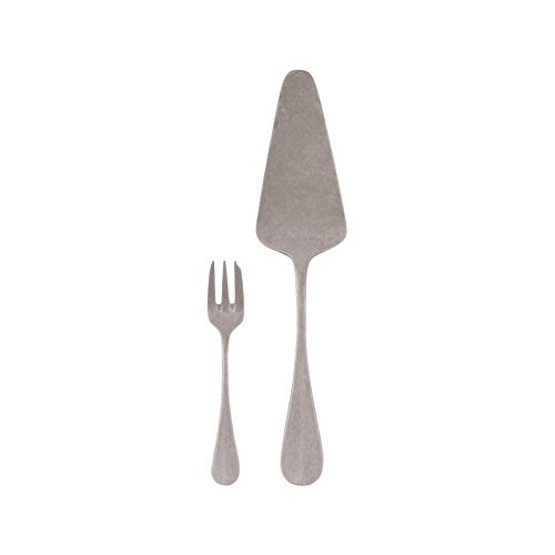 SAMBONET - Obs_uga 13 sztuk Vintage S_odki Baguette nierdzewnej