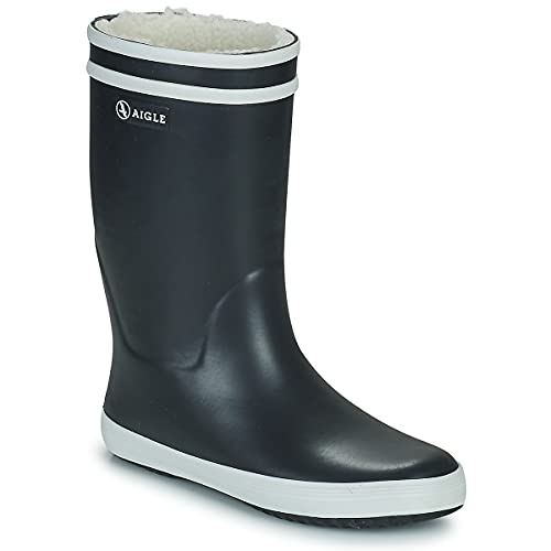 Aigle Unisex Kinder Lolly Pop Fur Gummistiefel, Blau Marine, 27 EU