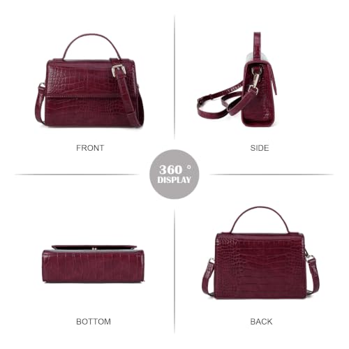 Image of Gladdon Small Crossbody Purse for Womens Trendy Ladies Top Handle Shoulder Bags(S: 5.12''x 7.87''x 2.56'')