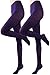 Produktbild HeyUU 2er Pack Damen Bunte Blickdichte Strumpfhose 80 DEN Microfaser Stützstrumpfhose(2x Violett)