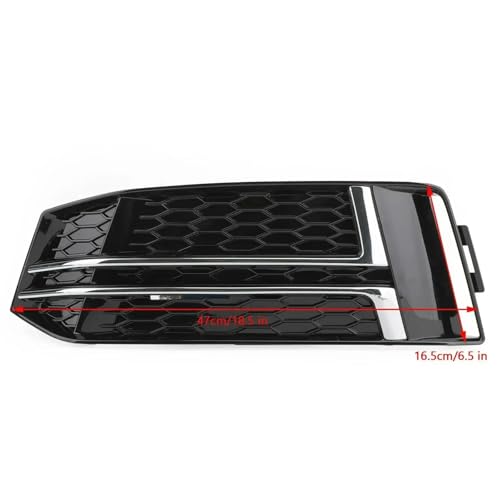 Grille phare antibrouillard A4 B9 résistant aux chocs | Calandre OEM 8W0807682 - 4