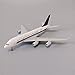 ZEZEFUFU (Unassembled Kit) 1/120 Scale Paper A380 Singapore Airlines Model Handmade DIY Paper Model for Collection Gift