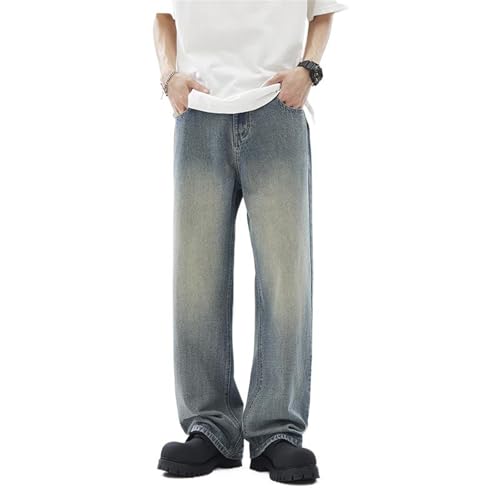 Men's Jeans American Vintage Stretch Denim Relaxed Summer Pants