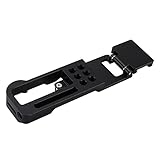 Yctze Digitalkamera-Schnellwechsel-Verlängerungsplatte ZV1 – Verbesserte Basishalterung mit Kaltschuh-Schnittstelle, Praktischen 1/4-Zoll-Schraubenlöchern und Rutschfestem Gummi-Design