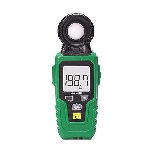 照度計環境計照度測定、プロフェッショナル照度計 MAX/MIN/データホールド/LCD。