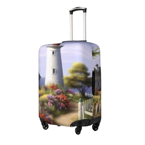 Lighthouse Diamond Painting Print Luggage Suitcase Covers Elastic Washable Luggage Protector Luggage Covers For Suitcase2