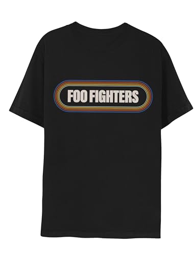 T-shirt Foo Fighters Rainbow Outline anti-déformation coton respirant coupe mixte