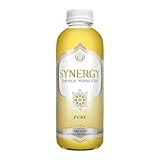 SYNERGY The Real Kombucha - Pure - 16 fl oz Bottle - Raw Probiotic Drink for Gut Health and Immune Support