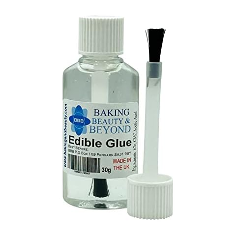 Professional Edible Glue Pro Bakers Choice for Cake Craft Sugar Craft and More in 3 Sizes (30g) Cover