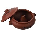 MUCKLILY Pentola in Ceramica per Stufati Tegame Terracotta Antiaderente Riscaldamento Uniforme e Conservazione Calore Facile da Pulire per Cucina Salutare e Veloce