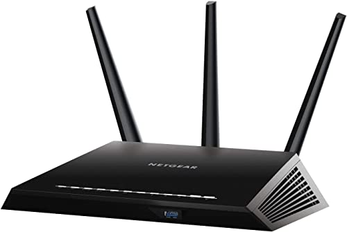 Netgear Nighthawk R6700 Smart AC1750 WiFi Router (WiFi Speed up to 1750 Mbps, 4X GB Ethernet and USB 3.0 Port, with Armor Cyber Protection and Circle Child Protection App)
