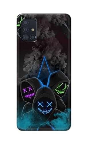 Image of PRINTFIDAA Printed Hard Back Cover Case for Samsung Galaxy M31s Back Cover (Mask Man) -112