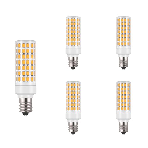 Bombilla LED E14 para Campana 7W (Equivalente a 70W Halógena), 700LM, Cálida (3000K), AC 110 240V, No regulable, Rosca Edison Pequeña para Refrigerador/Campana/Iluminación del Hogar, Paquete de 5