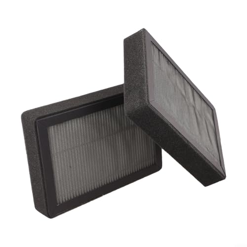 Lot de 4 filtres de rechange pour purificateur d'air LV-H128, éléments filtrants HEPA avec brosse de nettoyage, noir