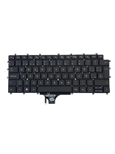 Solución a teclas gastadas: Teclado SP DELL Latitude 9510 9520 con luz para reparar portátil 2