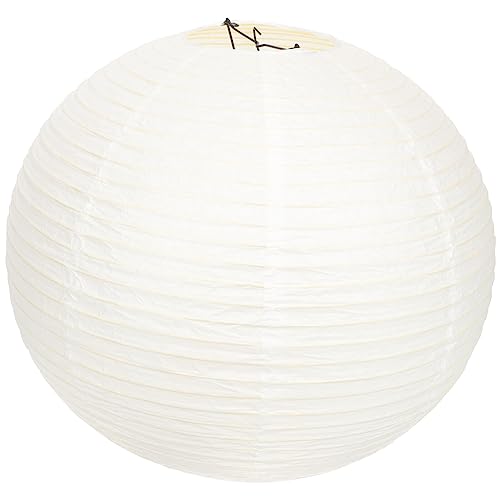 DOITOOL Paralume Di Carta A Sospensione Di Carta Rotonda Lampadario Di Carta Paralume Paralume Giapponese Di Ricambio Per Lampada Soffitto Fai Te Per Casa Soggiorno Camera Letto