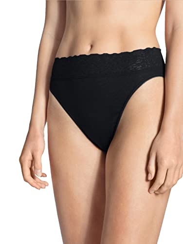Preisvergleich Produktbild CALIDA Damen van lycrakant Slip, Schwarz (Schwarz 992), 40-42 EU