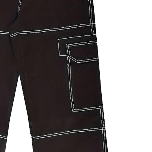 Black Baggy Jeans Men Denim Cargo Pants Y2k Baggy Jeans Wide Leg Streetwear Oversized Relaxed Fit Jean3