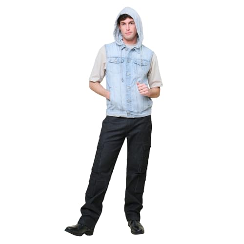 Image of VICTORIOUS Rocker Denim Jean Vest Jacket