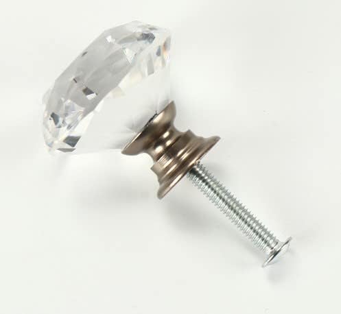 Southst 10pcs Glass Knob Drawer Door Crystal Diamond Handle Pull Dia ...