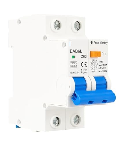 Protector de fugas 2P AC230V con interruptor disyuntor de corriente residual