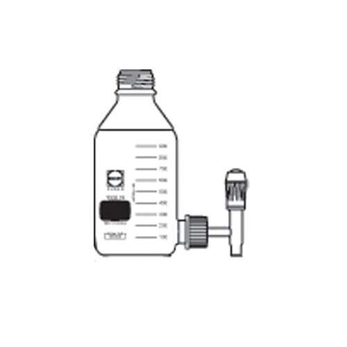 DURAN Aspirator Bottles w/Screw Thread GL 45, tabulator w/GL 32, Complete