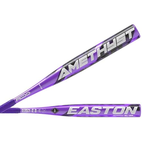 Easton | Amethyst Fastpitch Softball Bat | -11 Drop | 1 Pc. Alloy | Approved for All Fields
