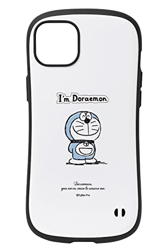 iFace First Class アイムドラえもん iPhone 14 Plus ケース (スタンド/ホワイト)【アイフェイス アイフォン14plus 用 iphone14プラス 用 カバー 韓国 耐衝撃 キャラクター ストラップホール】