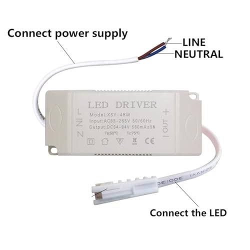 Pilote LED 600mA alimentation électrique AC85-265V pour spot - 5