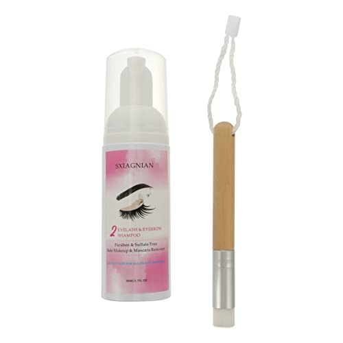 TOVINANNA Mousse Limpiador De Pestañas Facial Eliminación Ceja Agente De Mudanzas Máscara Desmaquillador Ojos Champú Limpiador De Pestañas Desmaquillador De Rímel El Plastico