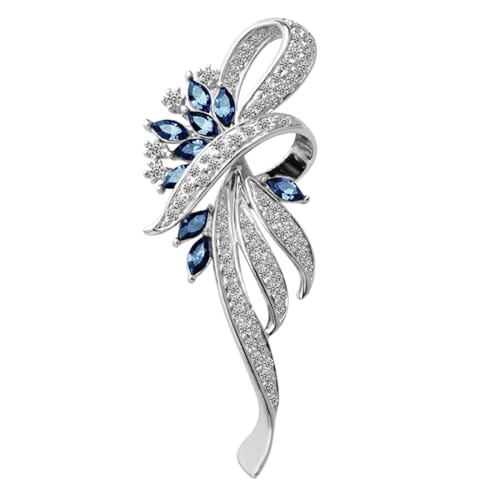 SHSMPXOY Broche de Ballerine Fantaisie en Strass Vêtement Femme Style Vintage pour Les Dames et Les Filles