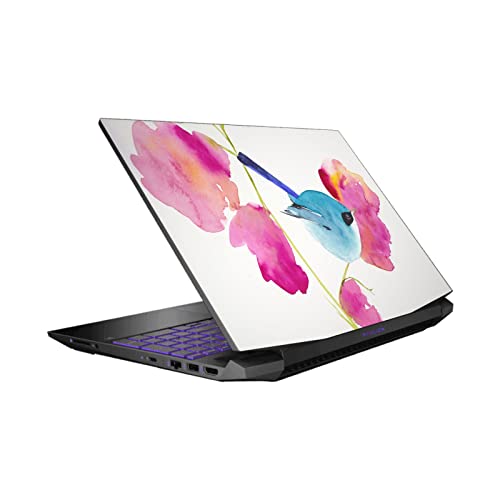 Skin autocollant Mai Autumn Bleu Oiseau pour HP Pavilion 15.6 15-dk0047TX
