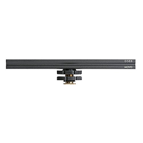 Movo Dse8 Adjustable Cold Shoe Extension Bar - Cold Shoe Rail For Dslr Accessories - Lights, Monitors, Microphones, And More (8") #TOP2