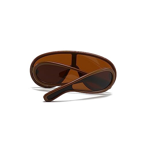 Image of Oversized One Piece Sunglasses Women Men fashion Siamese Lenses Retro Design