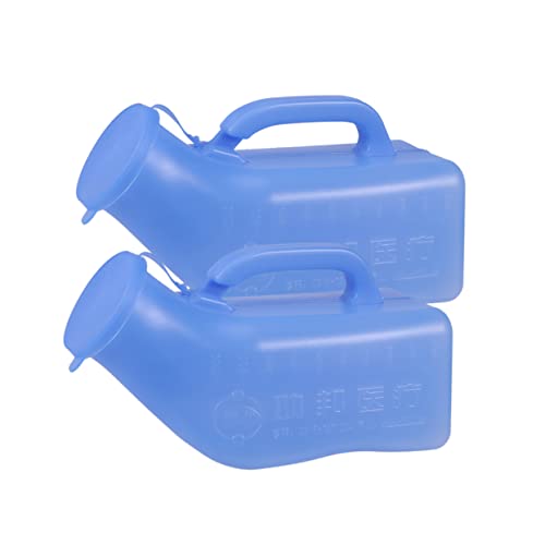 balacoo 2Pcs Cartoon Travel Urinal for Unisex Car Toilet Leak Portable Pee Bottle for Camping and Design