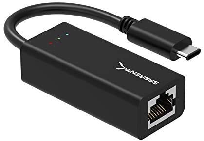 Image of Sabrent USB Type-C to Gigabit Ethernet Adapter 10 /100 /1000 Mbps for MacBook, Mac Pro, Mini, iMac, XPS, Surface Pro, Notebook Pc and More (NT-UBCG)