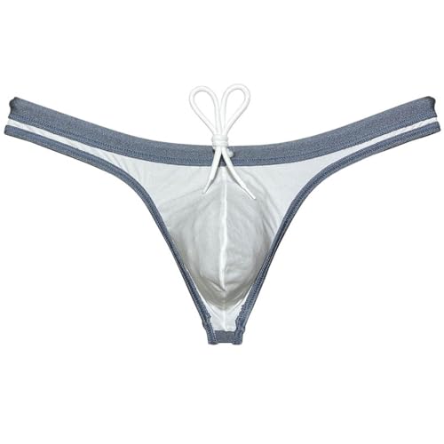 Sport Men Solid Contour Pouch Bikini Swimsuit Ice Silk Liner Swim Thong Bright Fabric Swimwear Surf Trunks4