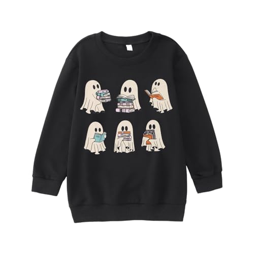 Tops mignon saison effrayante avec imprimé graphique pour enfants