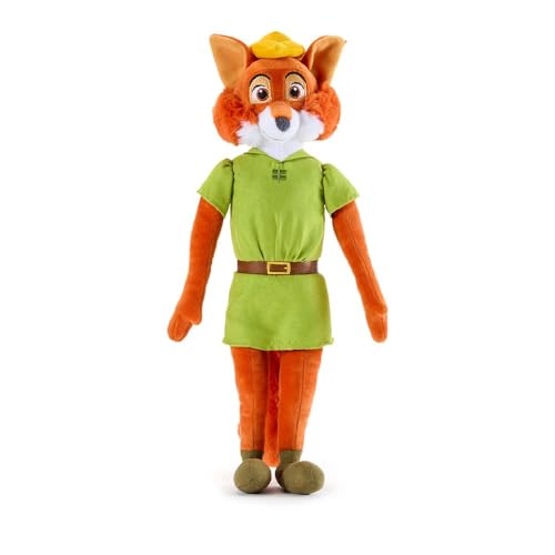 Disney Store Official Robin Hood Plush - Soft Plush Figure Toy 15 1/2' with Detailed Sculpting & Embroidered Features - Part of The Disney Vault...