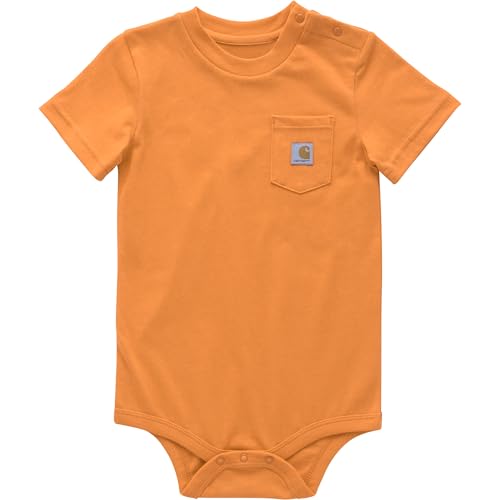 Image of Carhartt Unisex Baby, Short-sleeve Bodysuit Pocket T-shirt