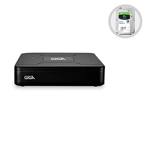DVR 4 Canais Security Open HD Lite 720P + HD de 1TB - GS0084, Giga, GS0084