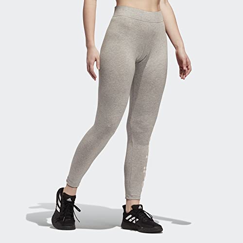 Image of adidas Womens Essentials High-Waisted Logo Leggings Legacy