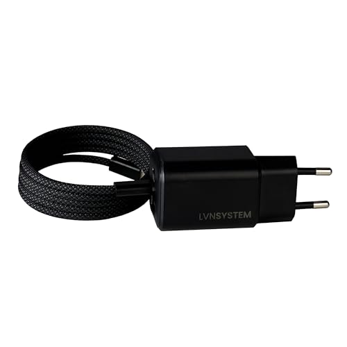 LVN System Stecker Ladekabel GaN 65W PPS – Power Delivery Schnellladegerät Für Laptop Und 3 Geräte – 2X USB C...