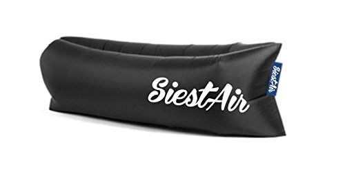 Bolsa Sofa hinchable con aire SIESTAIR (negro)