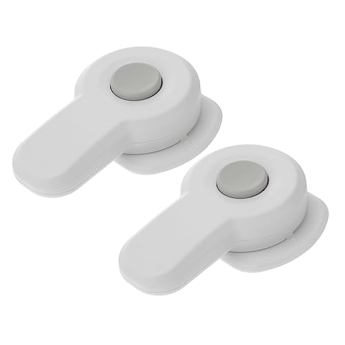 BESPORTBLE Oven Child Safety Lock Door Handle Lock Child Proof Baby Proof Door Sturdy Simple 180° Revolving White